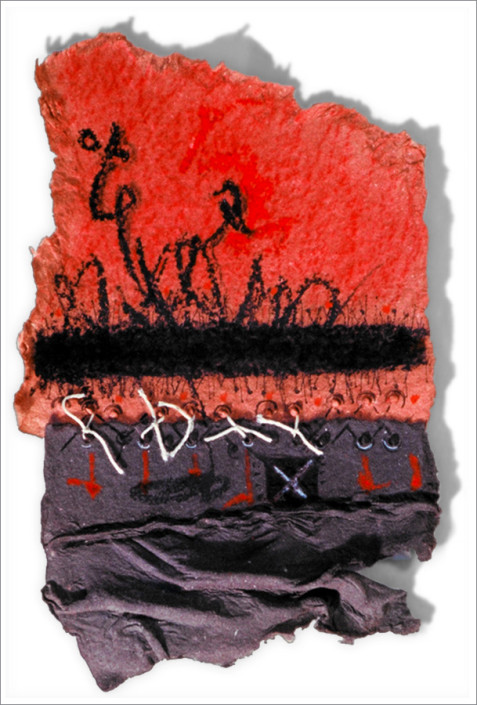 Hochhauser | "HMP201 Mortimaniacal 23" | Mixed media | 14 x 12 x 1 in.