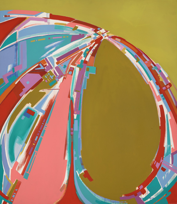 Hochhauser | “P109 Kaleidoscope” | Acrylic on canvas | 48x41.75 in.